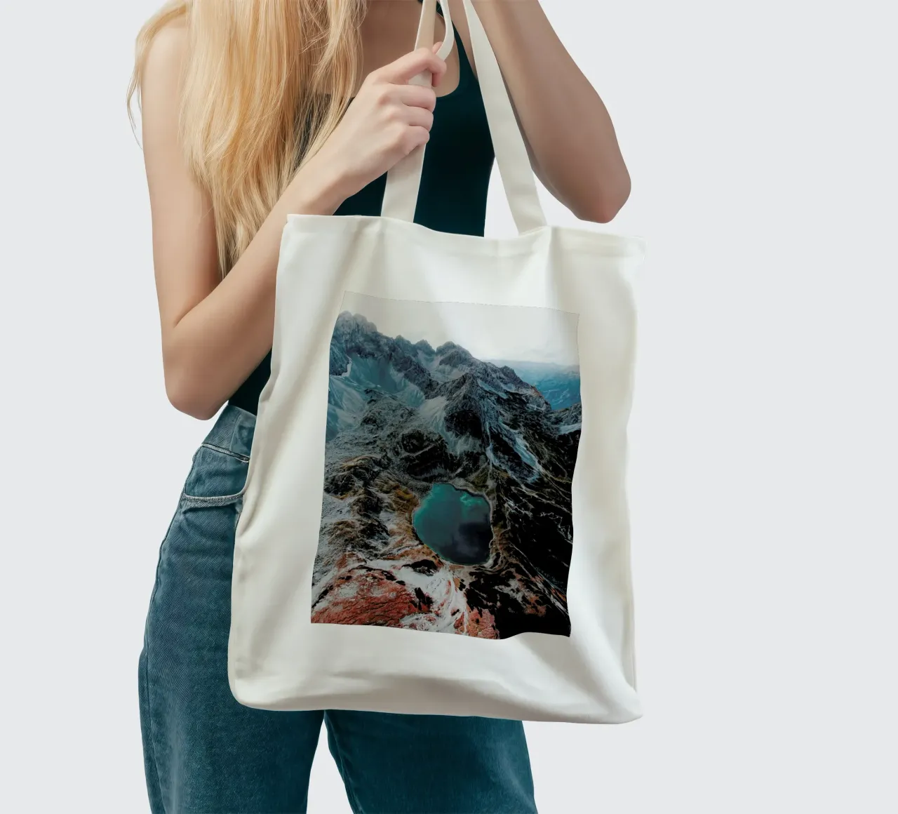 Alps Edition 2 borsa in juta da Sebastian Hilgetag