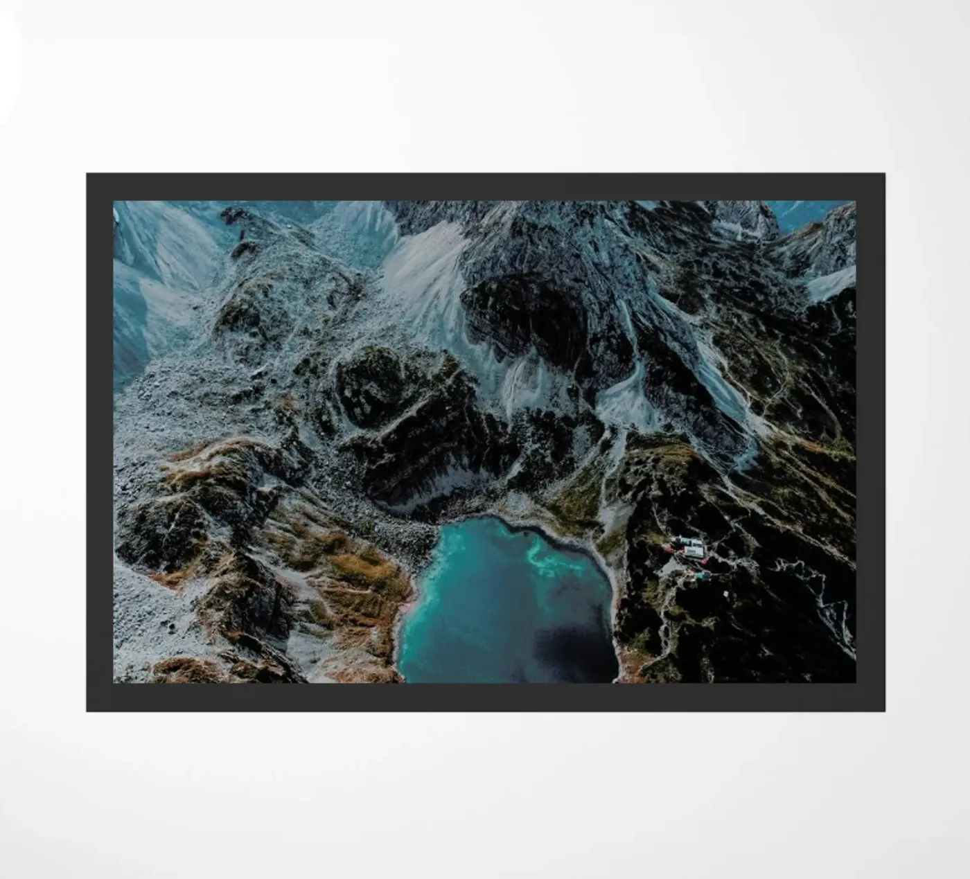 Alps Edition 2 Fußmatte von Sebastian Hilgetag