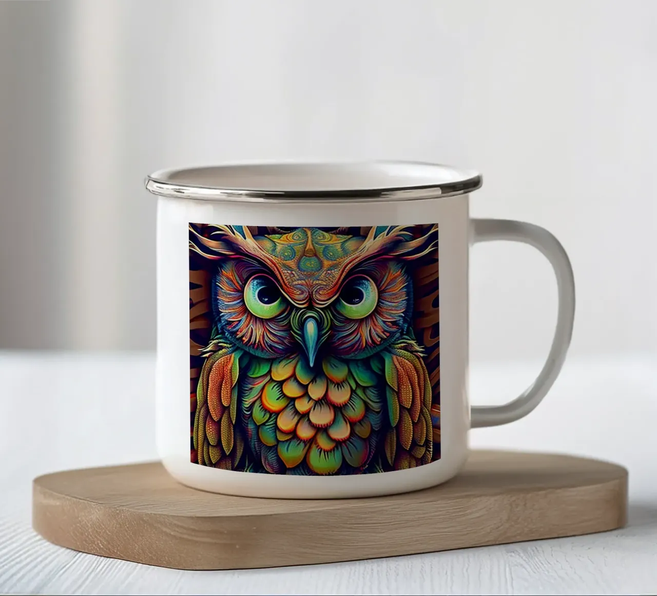 Arte da parete di Imagine tazza in smalto da Imagine
