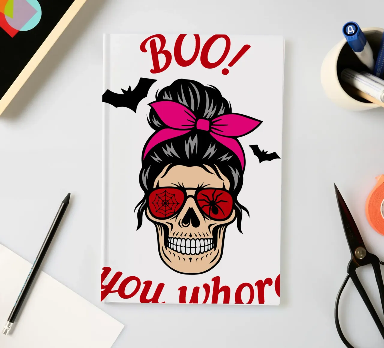 boo you whore notebook by ersanim