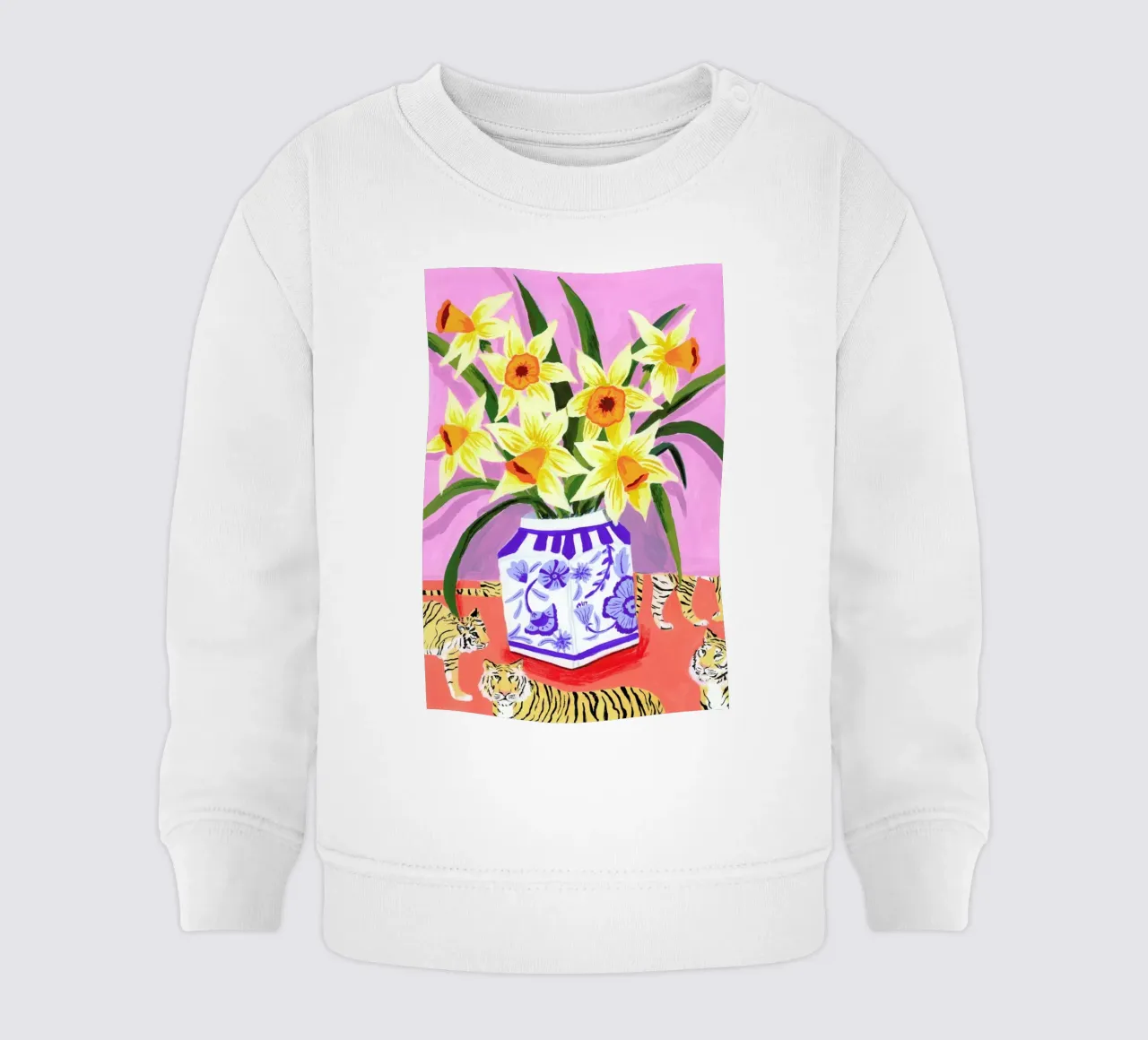 Daffodils felpa neonato da Sarah Gesek