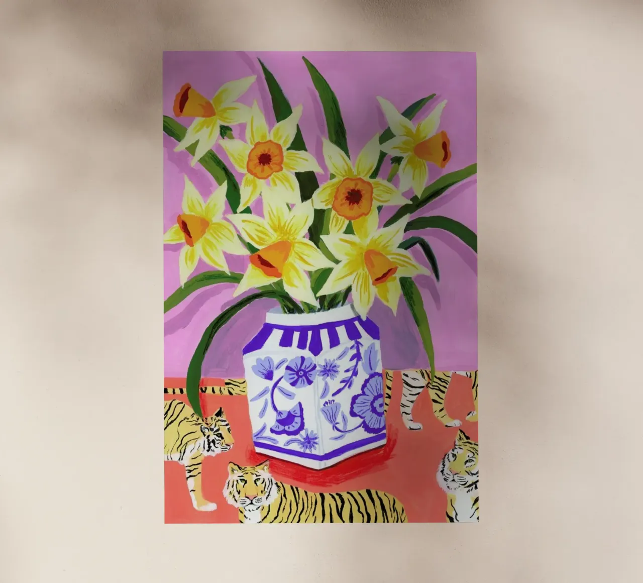 Daffodils pellicola backlit da Sarah Gesek