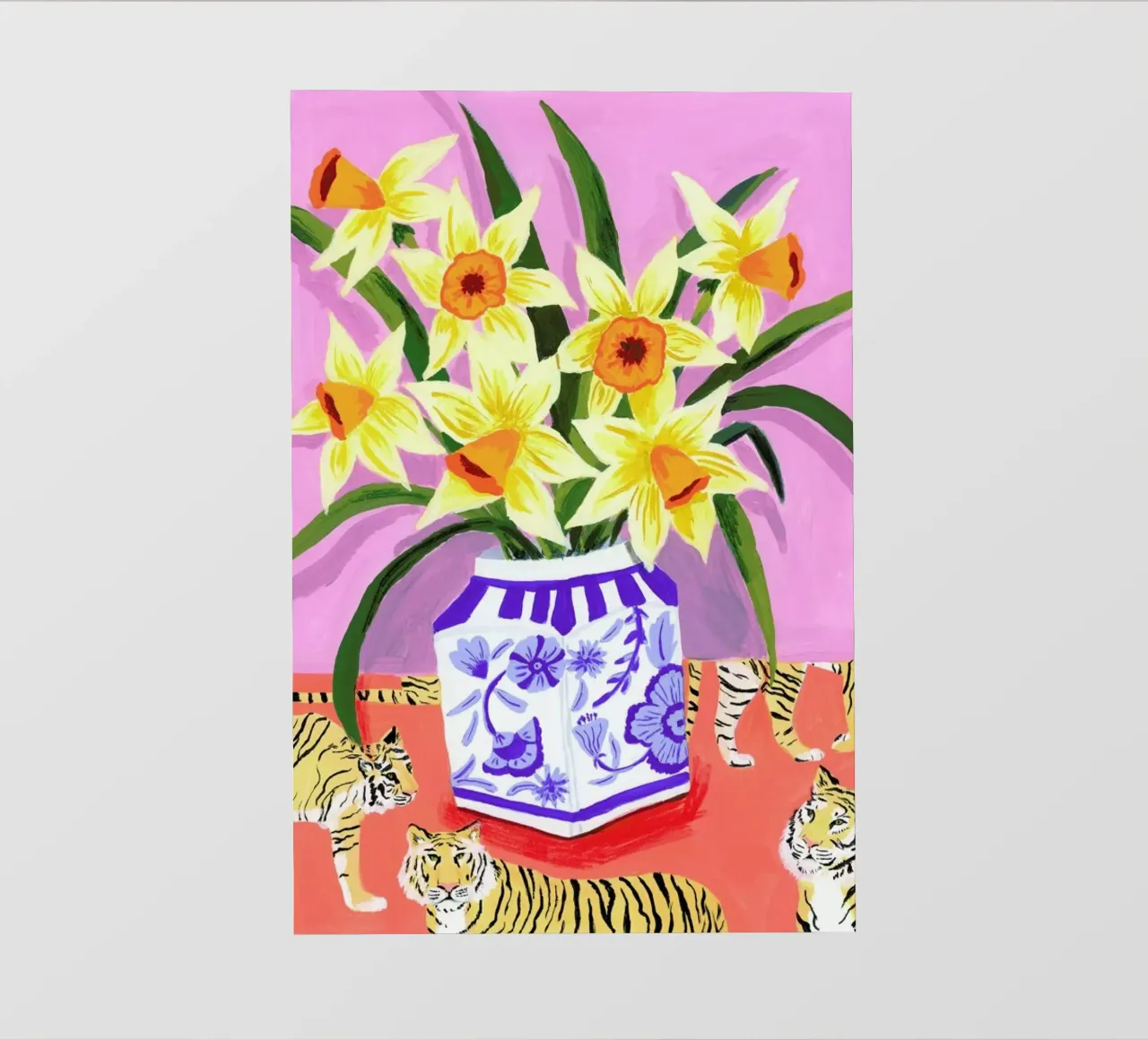 Daffodils pellicola backlit da Sarah Gesek