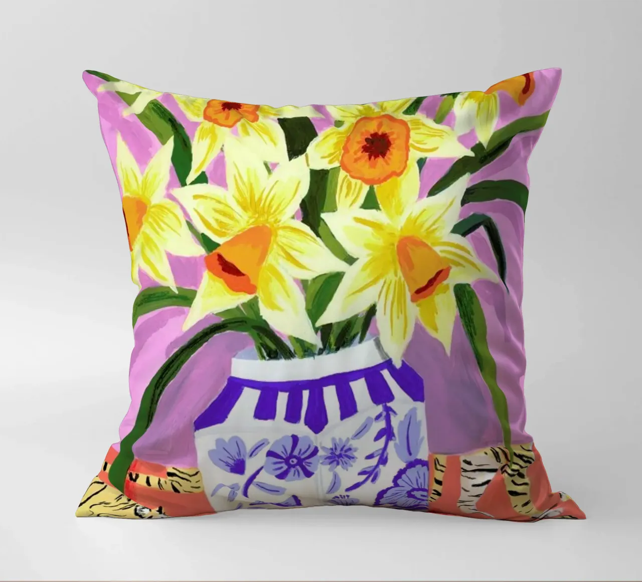 Daffodils cuscino da Sarah Gesek