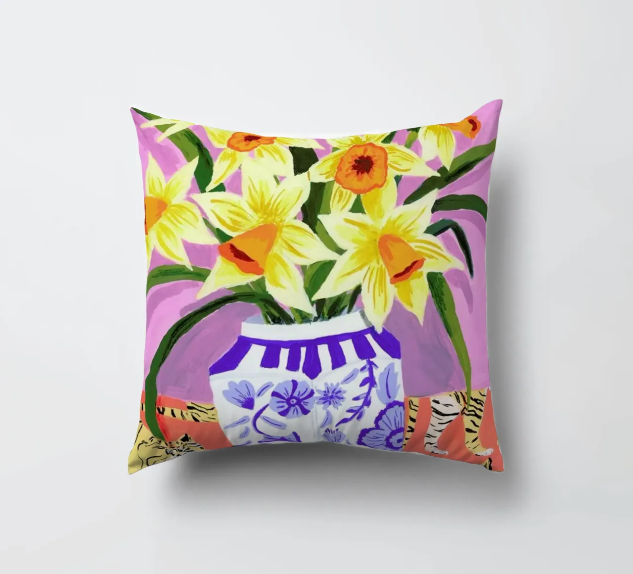 Daffodils cuscino da Sarah Gesek