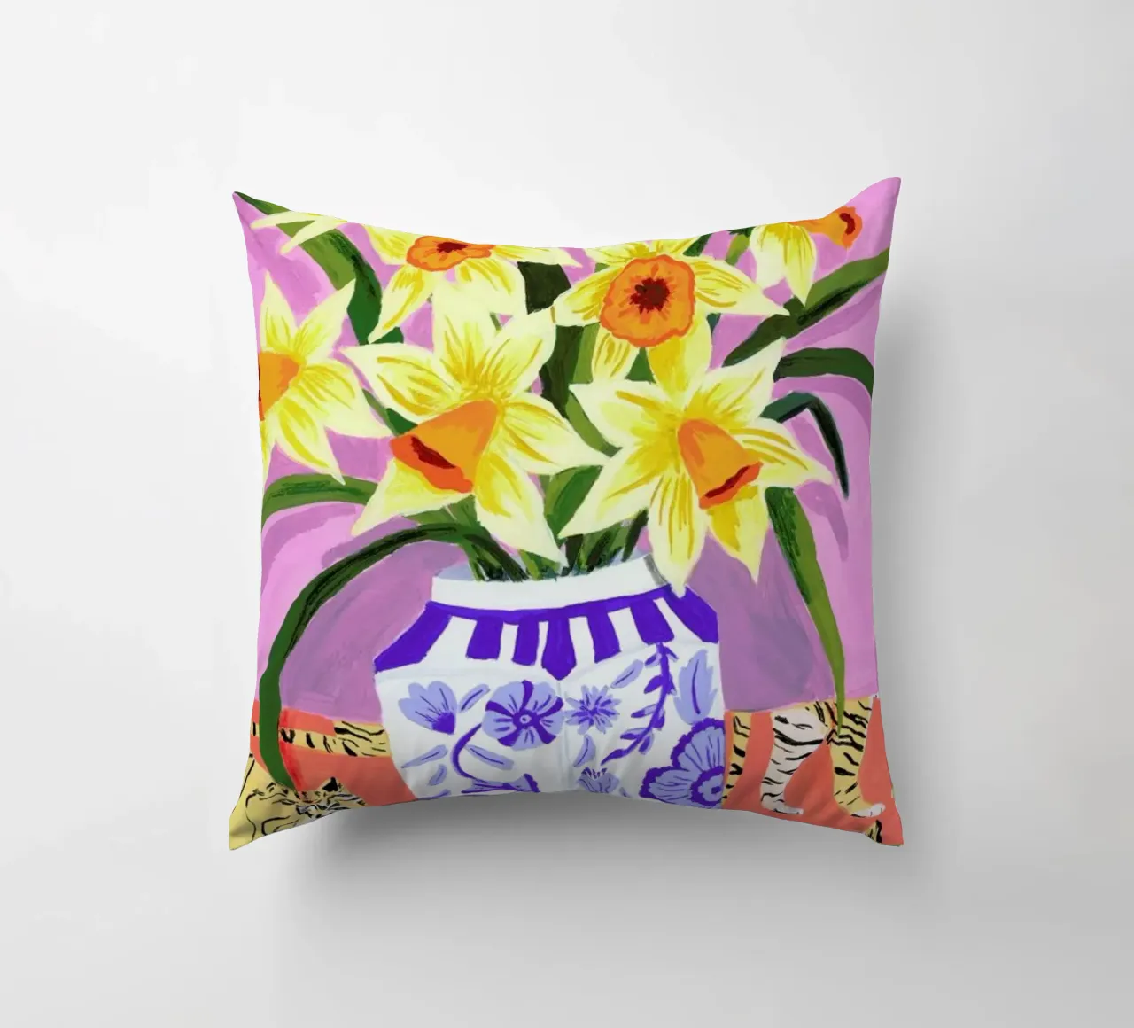 Daffodils cuscino da Sarah Gesek