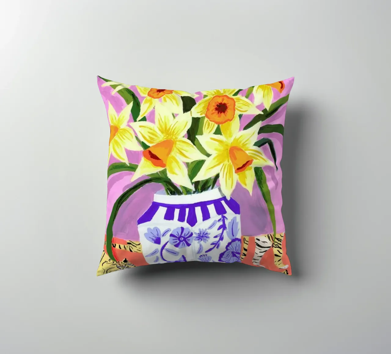 Daffodils cuscino da Sarah Gesek