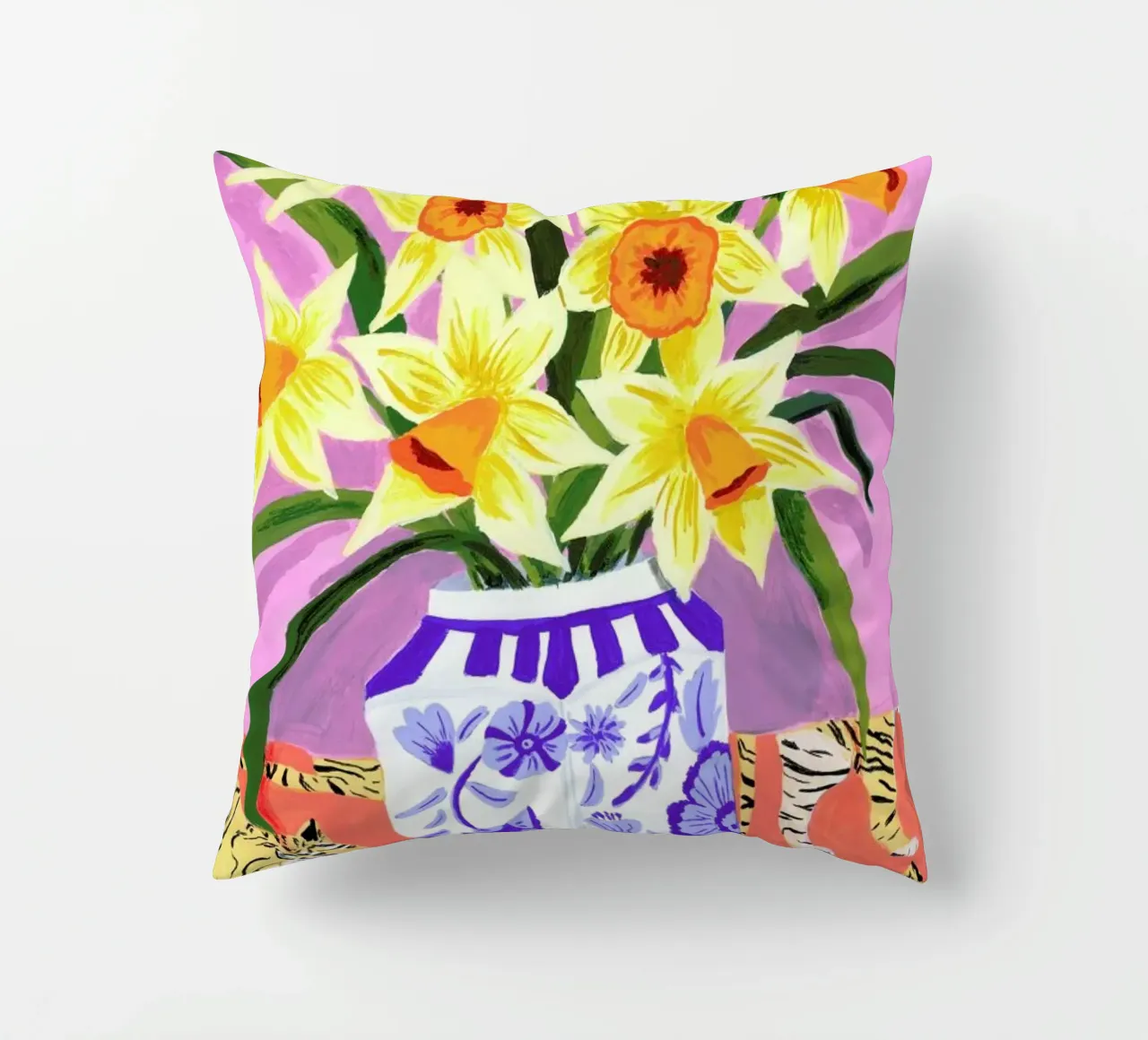 Daffodils cuscino da Sarah Gesek