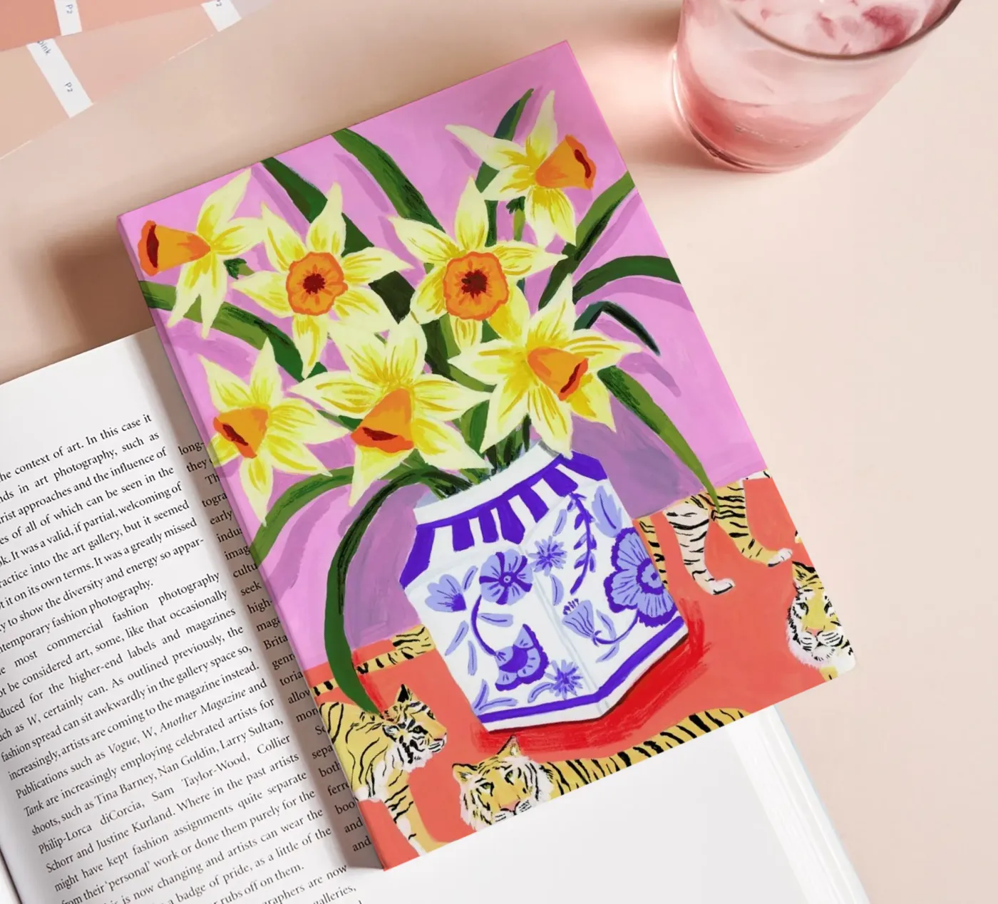 Daffodils notebook by Sarah Gesek