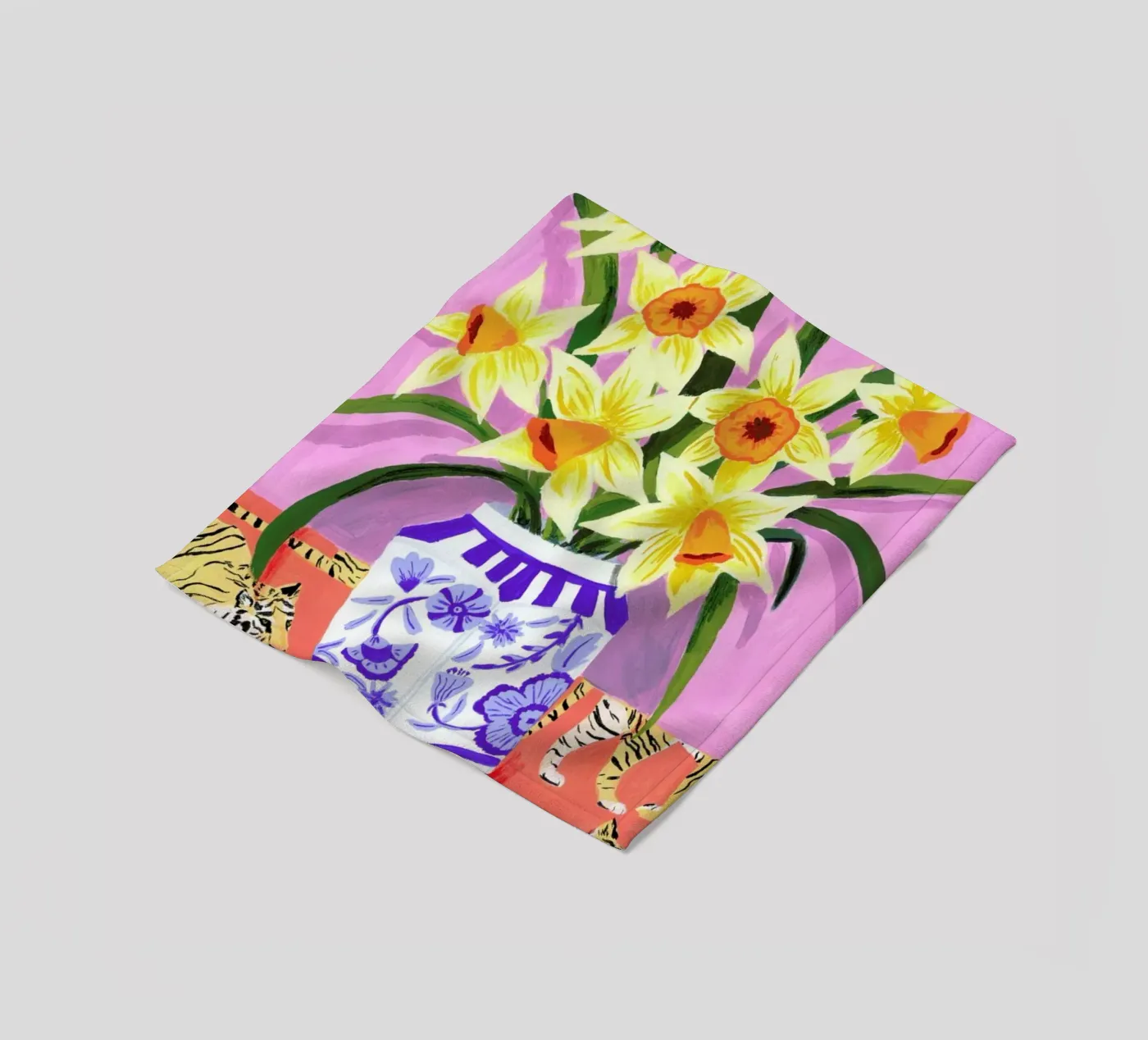 Daffodils fleecedeken van Sarah Gesek