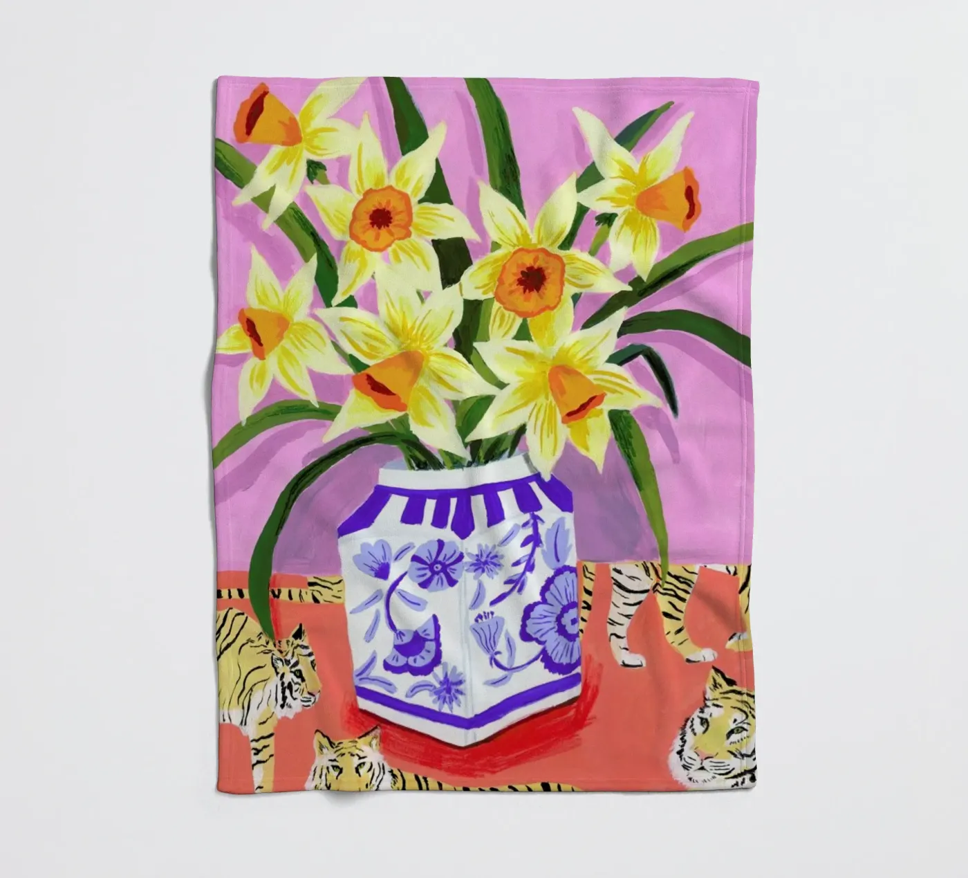 Daffodils coperta in pile da Sarah Gesek