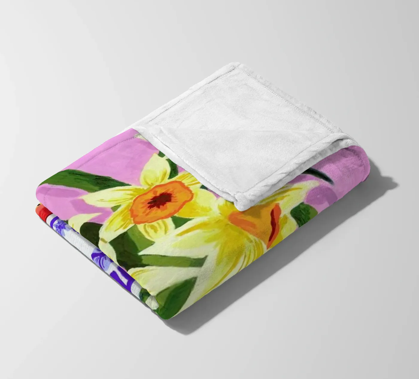 Daffodils fleecedeken van Sarah Gesek