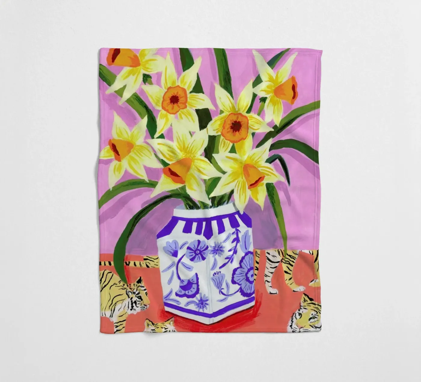 Daffodils coperta in pile da Sarah Gesek