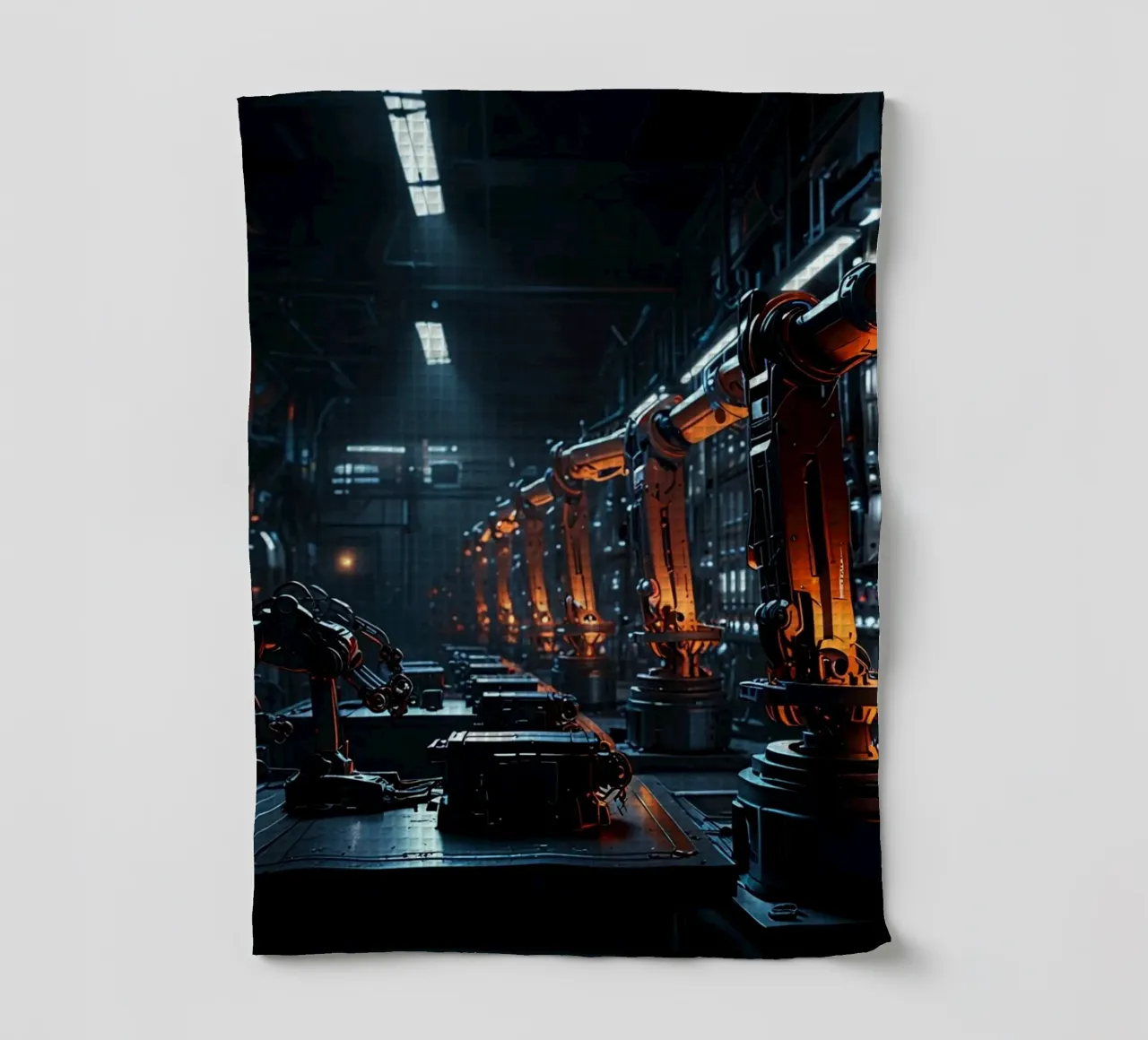 automated factory tea towel by van hellen
