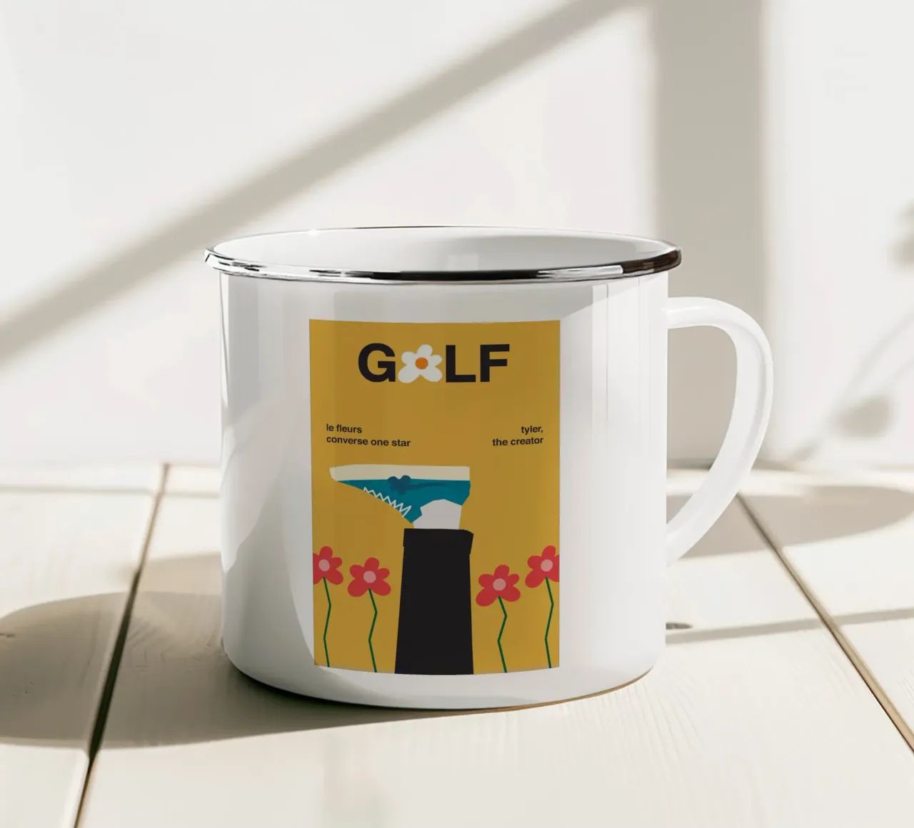 Golf Tyler The Creater Poster tazza in smalto da edanfargol