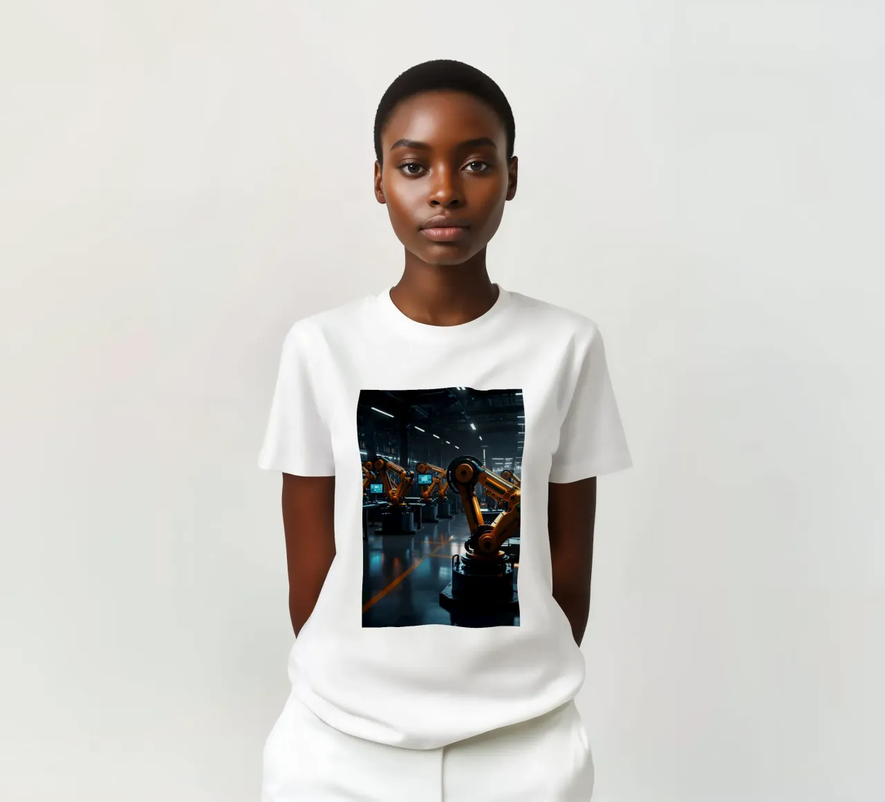 automated factory t-shirt by van hellen