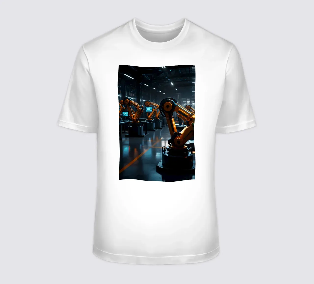 automated factory t-shirt by van hellen