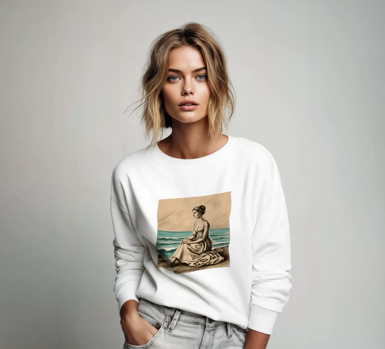 le donne e il mare felpa da van hellen