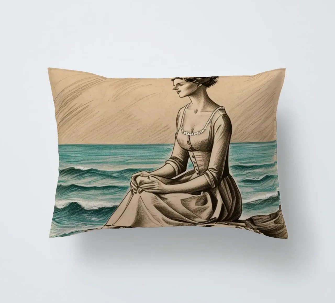 le donne e il mare cuscino da van hellen