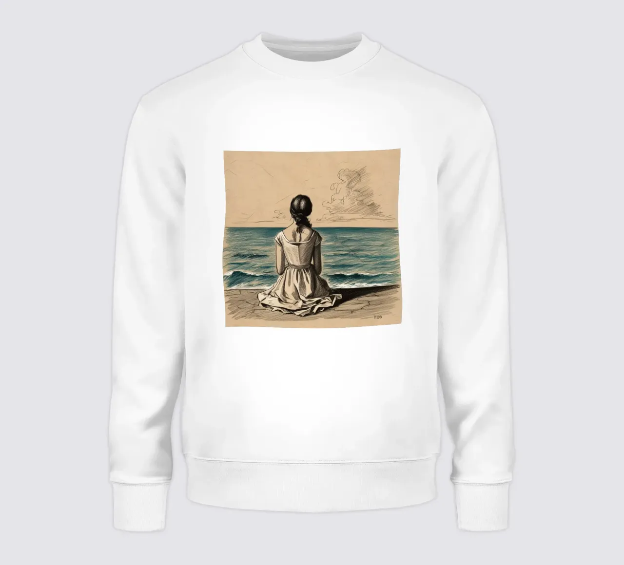 le donne e il mare felpa da van hellen