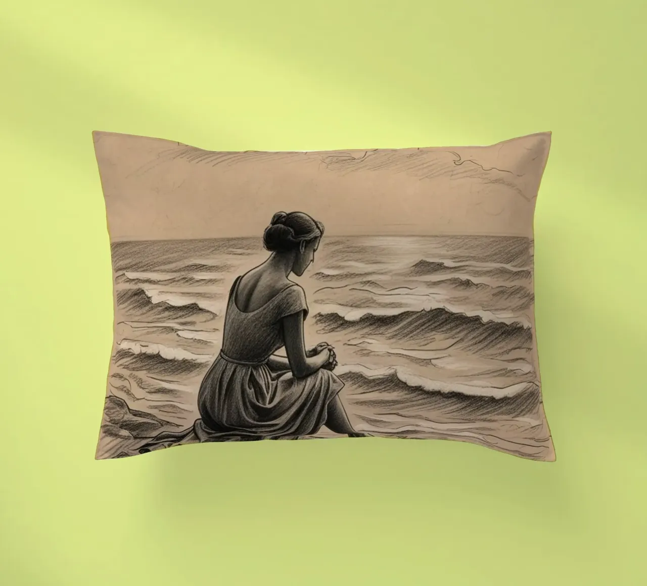 le donne e il mare cuscino da van hellen