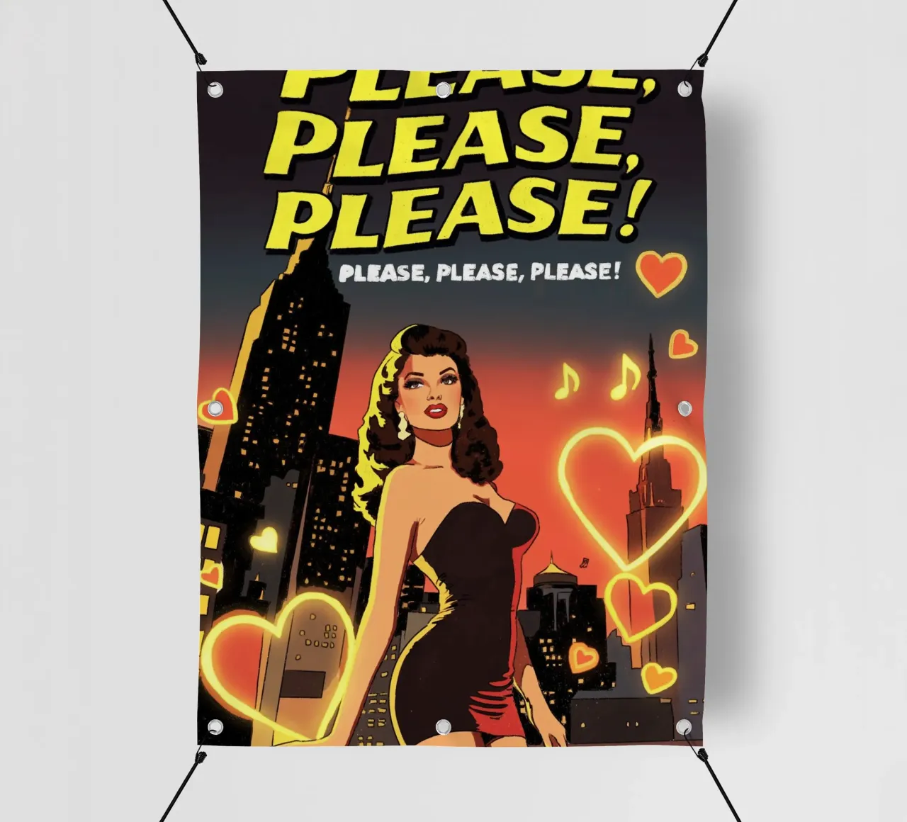 Please Please Please Pop Art telo in pvc da lucasmeier