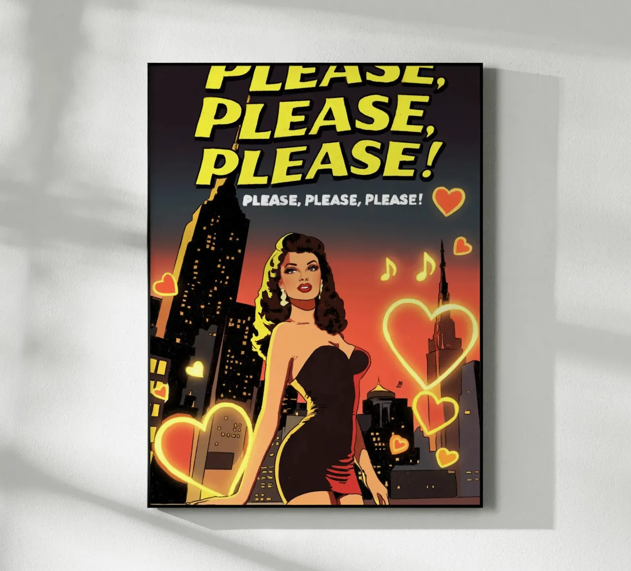 Please Please Please Pop Art plexiglass da lucasmeier