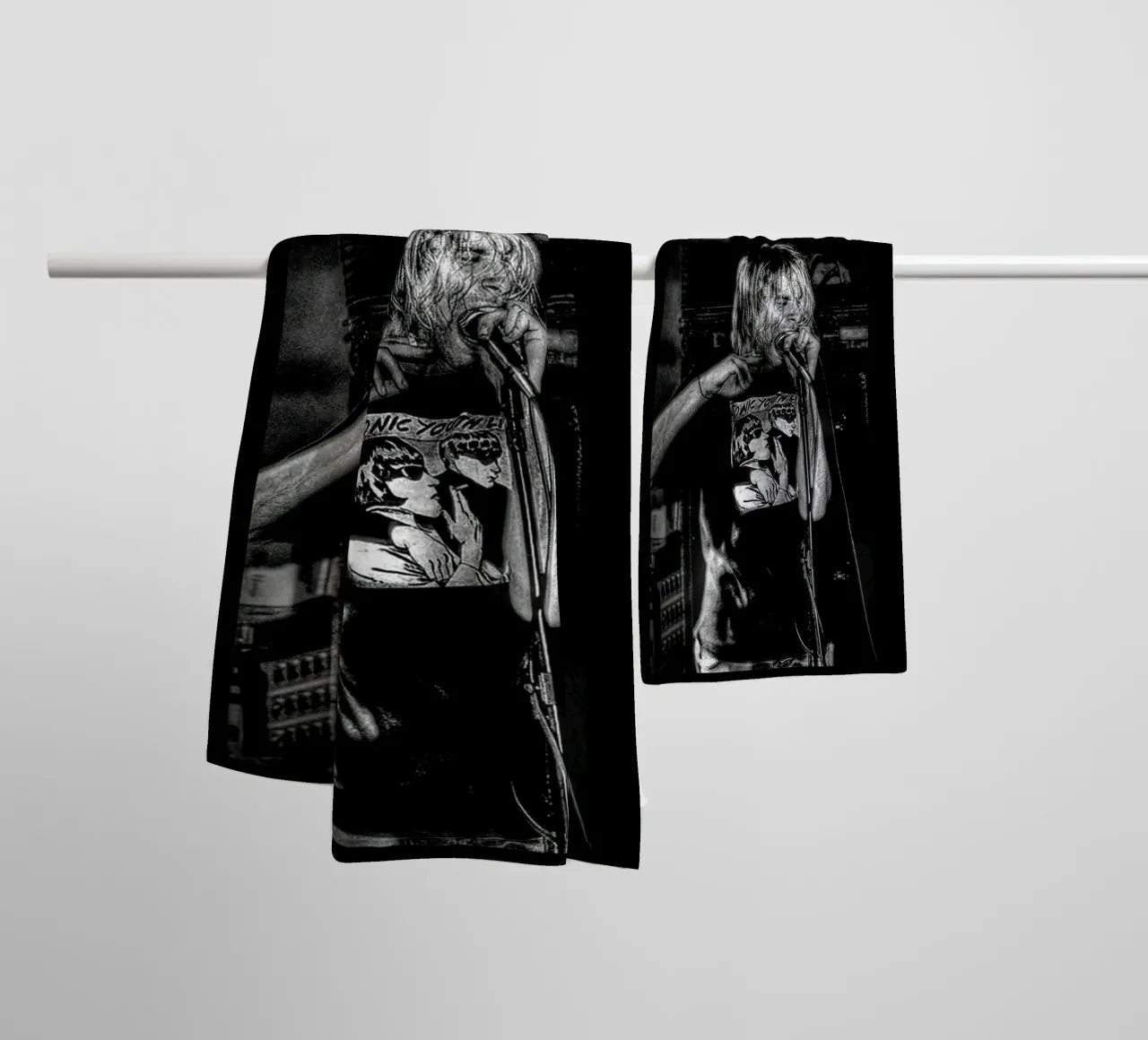 Rock Revolution On Stage towel by zugbl