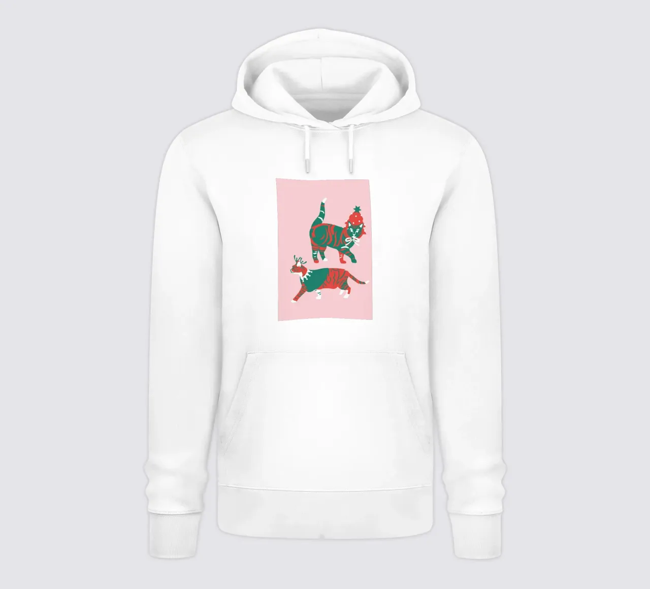 Meow-Ery Christmas felpa con cappuccio da Mariery Young