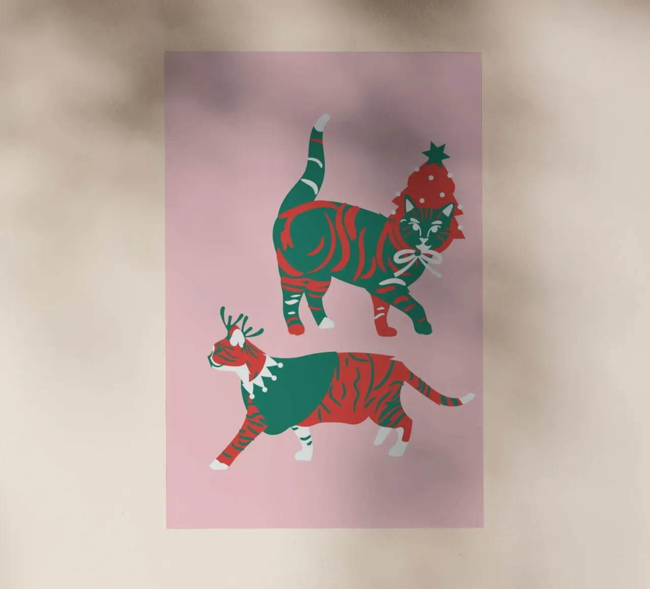 Meow-Ery Christmas pellicola backlit da Mariery Young