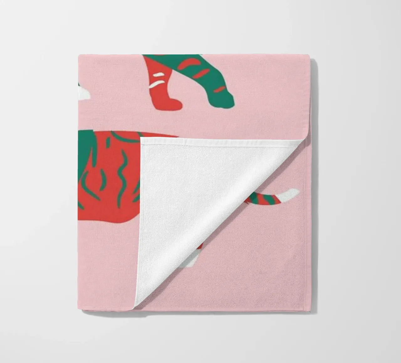 Meow-Ery Christmas beach towel by Mariery Young