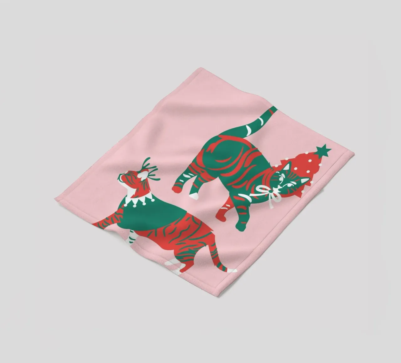 Meow-Ery Christmas coperta in pile da Mariery Young