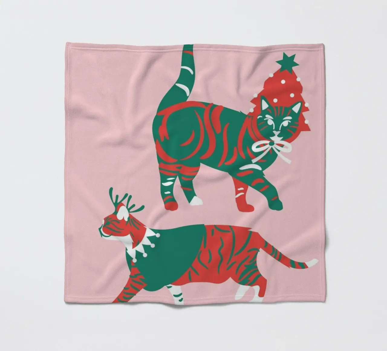 Meow-Ery Christmas coperta in pile da Mariery Young