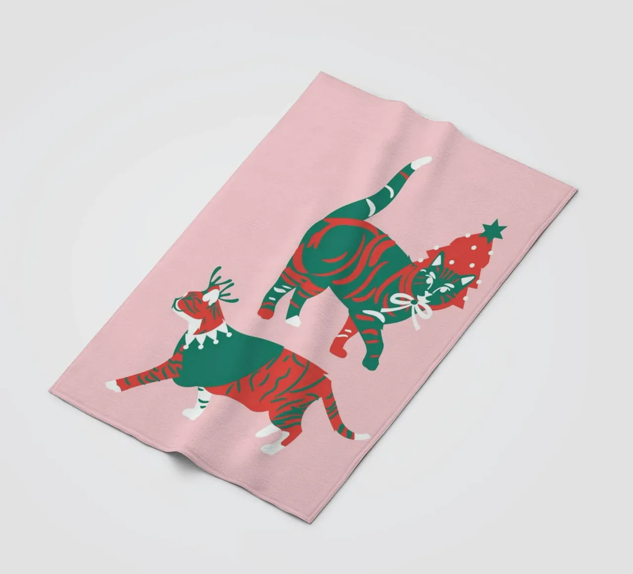 Meow-Ery Christmas coperta in pile da Mariery Young