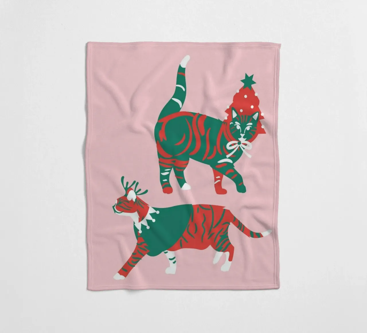 Meow-Ery Christmas coperta in pile da Mariery Young