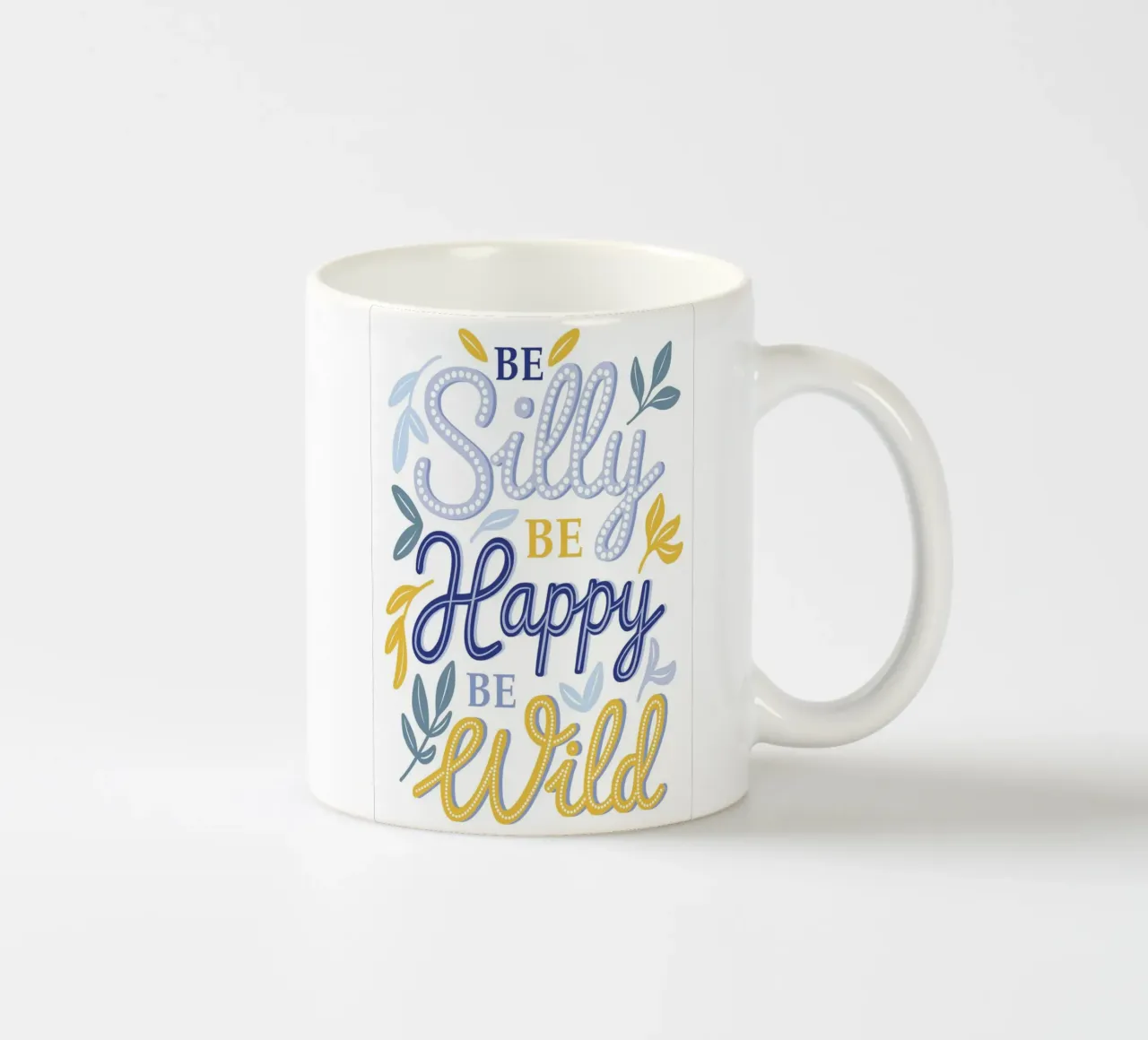 Citazione di Be Silly be Happy tazza in ceramica da Martina