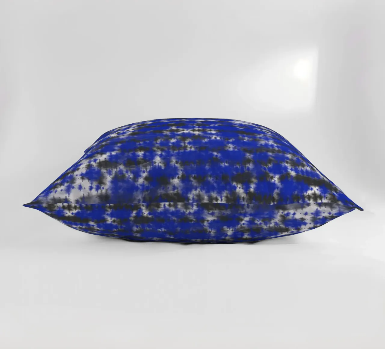 Tie dye a righe blu e nere cuscino da Little Dean