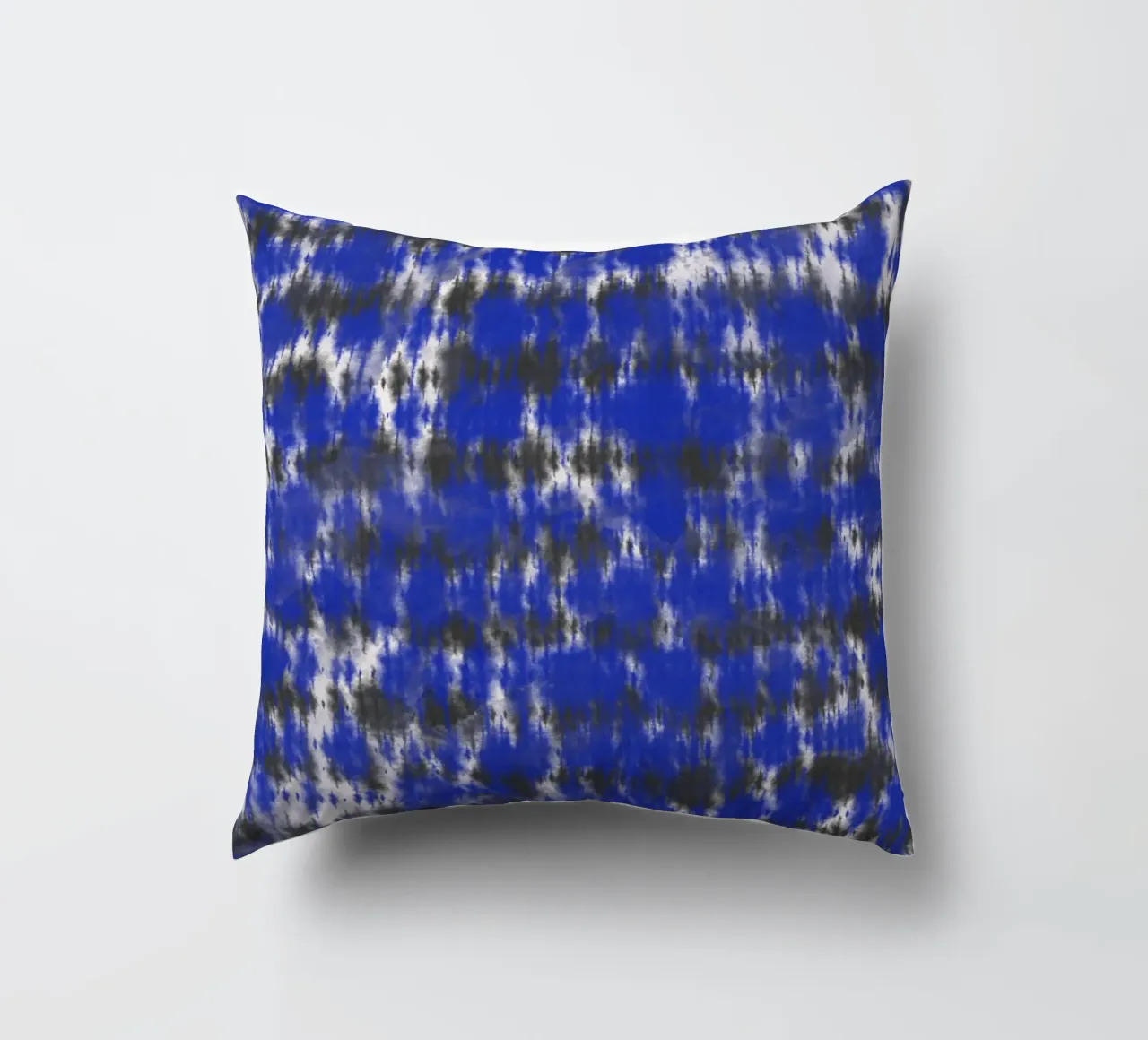 Tie dye a righe blu e nere cuscino da Little Dean