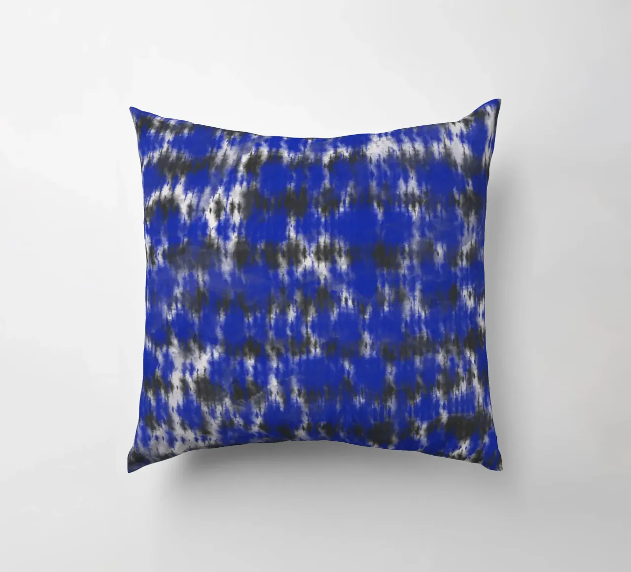 Tie dye a righe blu e nere cuscino da Little Dean