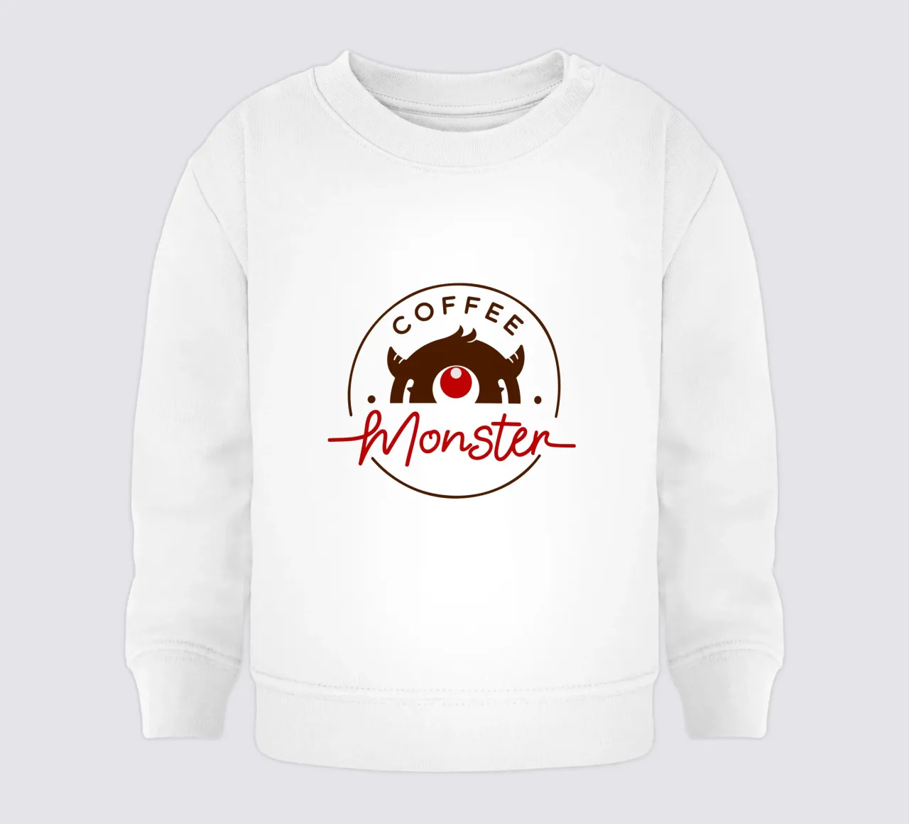 MOSTRO DEL CAFFÈ felpa neonato da ersanim