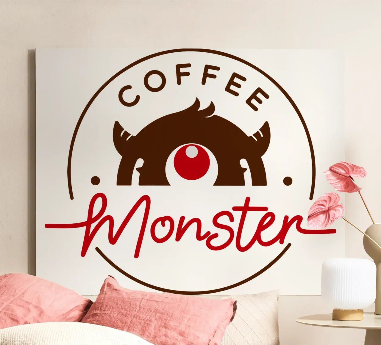 MOSTRO DEL CAFFÈ tela con Cornice a cassetta da ersanim
