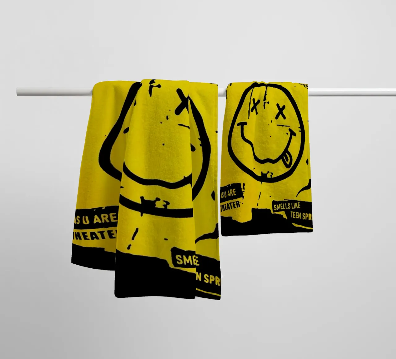 Pure Grunge Concert Vibes towel by zugbl