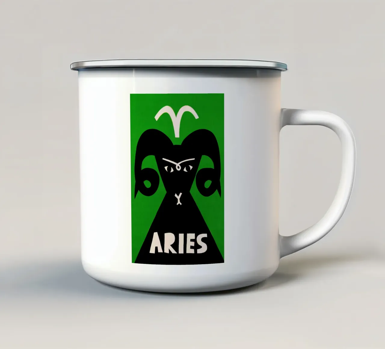 Ariete Zodiaco tazza in smalto da Fox & Velvet