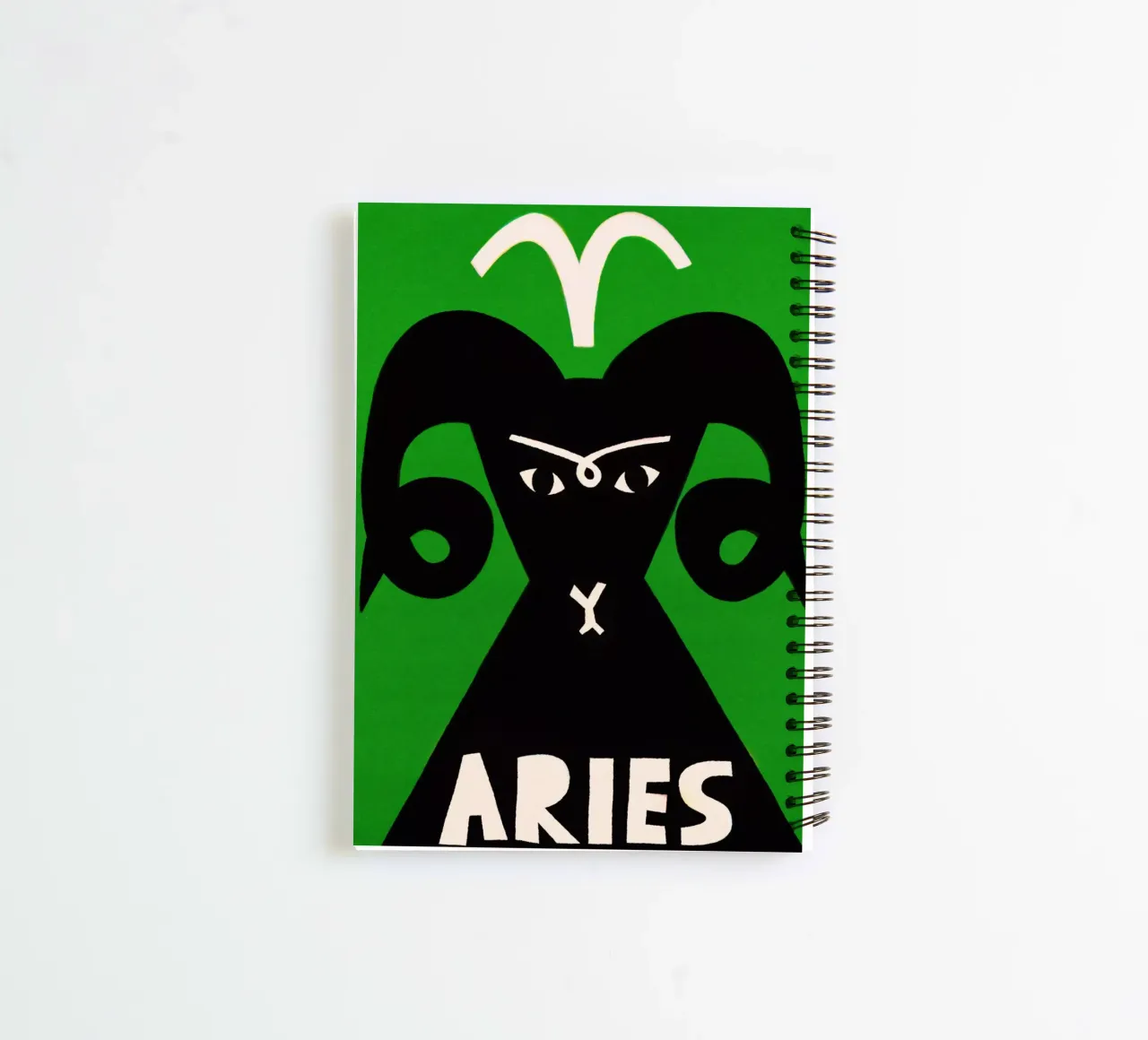 Aries Zodiac spiral notebook by Fox & Velvet