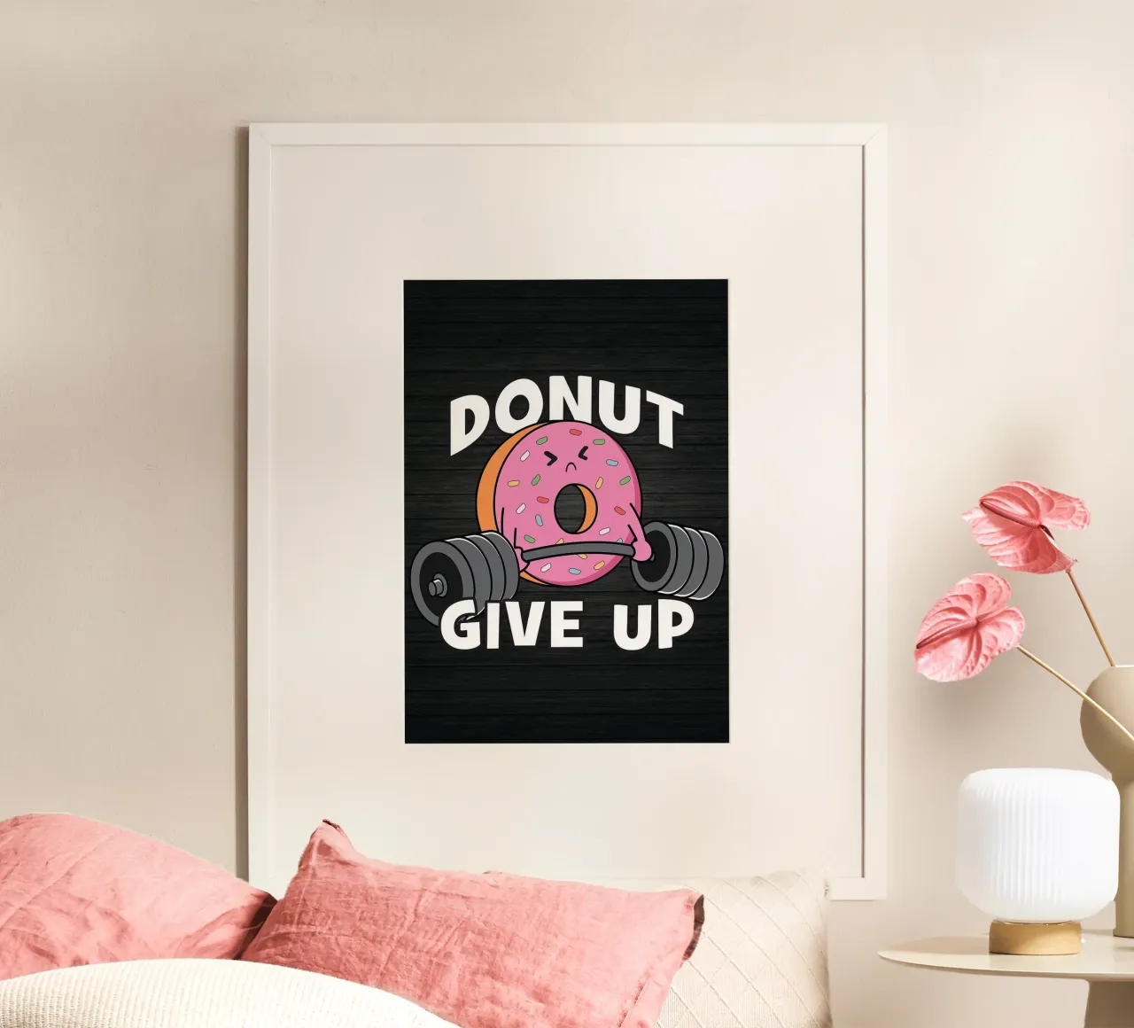 Ciambella arrendersi poster da Patrick J Curtis