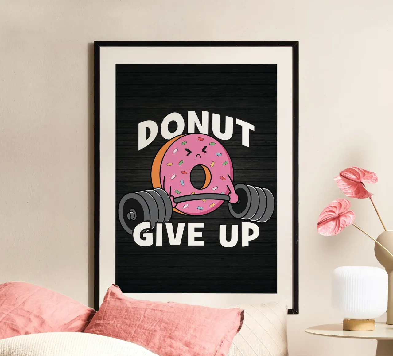 Ciambella arrendersi poster da Patrick J Curtis