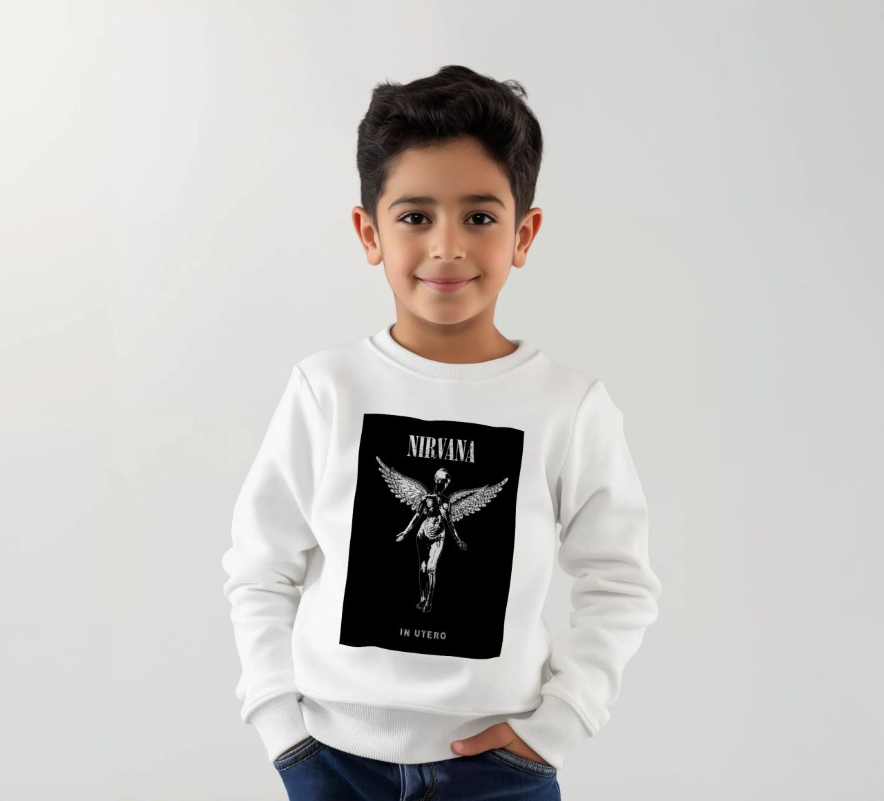 Il grunge vive sul palco felpa bambino da zugbl