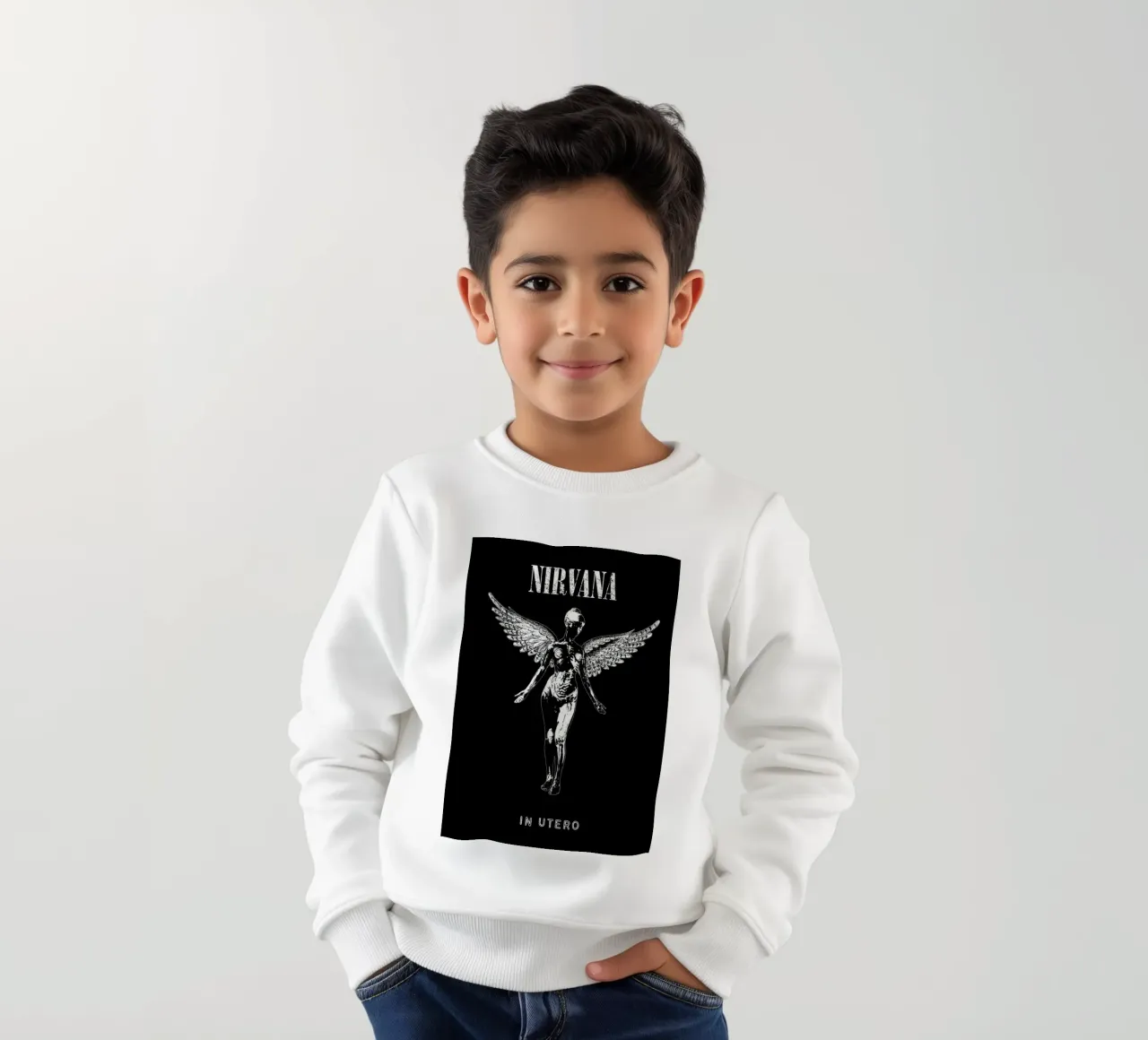 Il grunge vive sul palco felpa bambino da zugbl