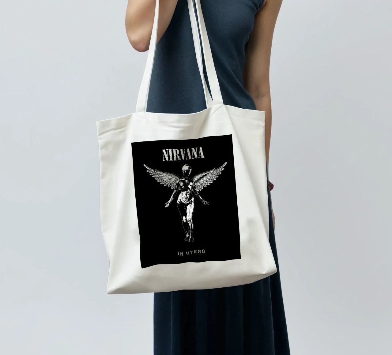 Il grunge vive sul palco borsa in juta da zugbl