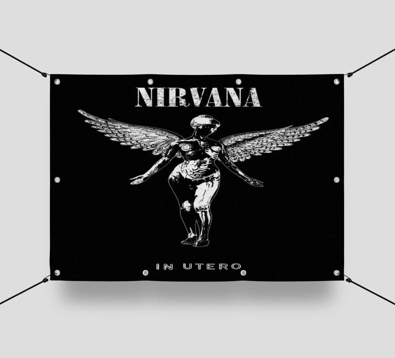 Il grunge vive sul palco telo in pvc da zugbl